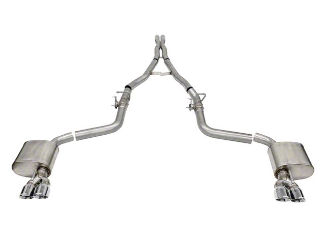 Corsa Performance Xtreme Valved Cat-Back Exhaust with Polished Tips (15-23 6.2L HEMI Challenger)