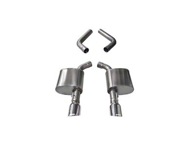 Corsa Performance Sport Axle-Back Exhaust with Polished Tips (15-23 6.2L HEMI Charger)