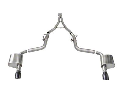 Corsa Performance Xtreme Valved Cat-Back Exhaust with Black Tips (15-23 6.2L HEMI Charger w/ MDS Valves)