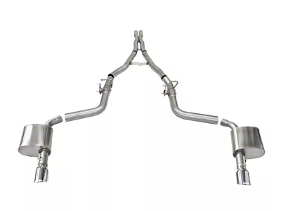 Corsa Performance Xtreme Valved Cat-Back Exhaust with Polished Tips (15-23 6.2L HEMI Charger w/ MDS Valves)