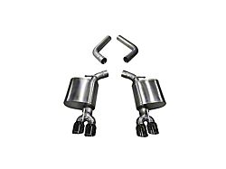 Corsa Performance Sport Axle-Back Exhaust with Twin Black Round Tips (15-23 6.4L HEMI Challenger)