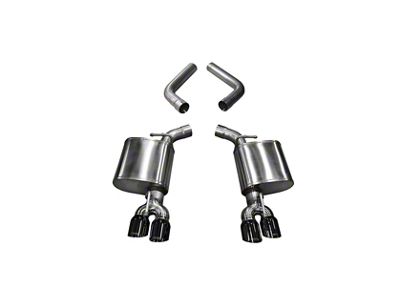 Corsa Performance Sport Axle-Back Exhaust with Twin Black Round Tips (15-23 6.4L HEMI Challenger)