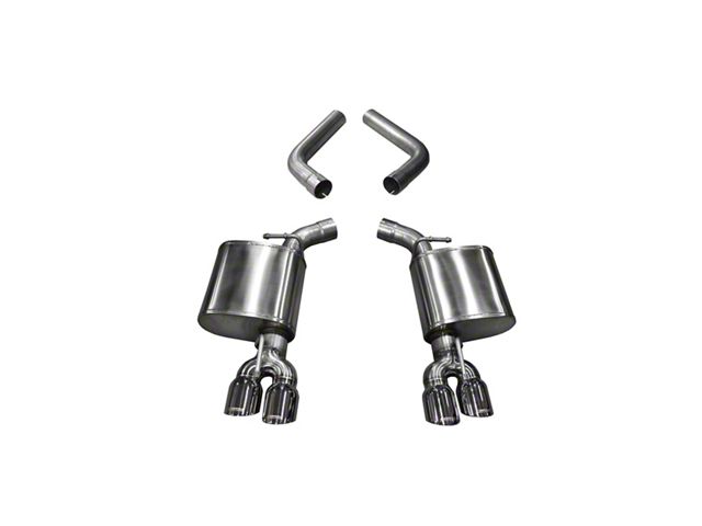 Corsa Performance Sport Axle-Back Exhaust with Twin Polished Round Tips (15-23 6.4L HEMI Challenger)