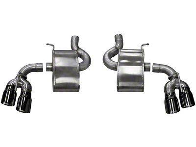 Corsa Performance Sport Axle-Back Exhaust with Quad Black Tips (16-24 6.2L Camaro)
