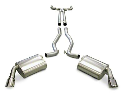 Corsa Performance Sport Cat-Back Exhaust with Polished Tips (10-15 3.6L Camaro)