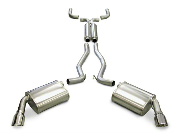 Corsa Performance Sport Cat-Back Exhaust with Polished Tips (10-13 Camaro SS w/ Manual Transmission & Ground Effect Package)