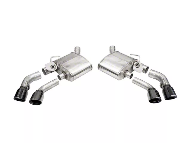 Corsa Performance Variable Axle-Back Exhaust with Quad Black Tips (16-24 6.2L Camaro)