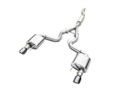 Corsa Performance Sport Cat-Back Exhaust with Black Tips (15-23 Mustang EcoBoost Fastback w/o Active Exhaust)