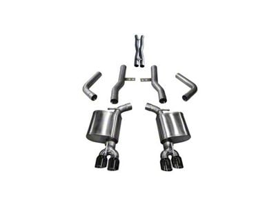 Corsa Performance Xtreme Cat-Back Exhaust with Twin Black Round Tips (17-23 5.7L HEMI Challenger)