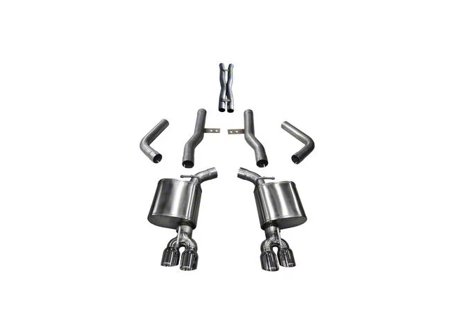 Corsa Performance Xtreme Cat-Back Exhaust with Twin Polished Round Tips (17-23 5.7L HEMI Challenger)