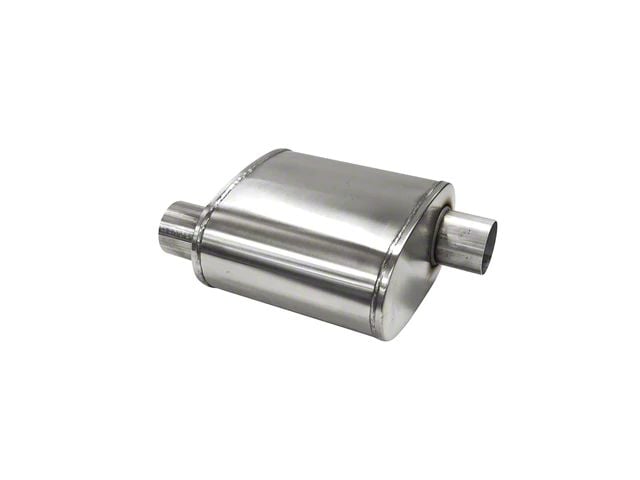 Corsa Performance 16x11-Inch Offset/Offset Pro Series Muffler; 3-Inch Inlet/3-Inch Outlet (Universal; Some Adaptation May Be Required)
