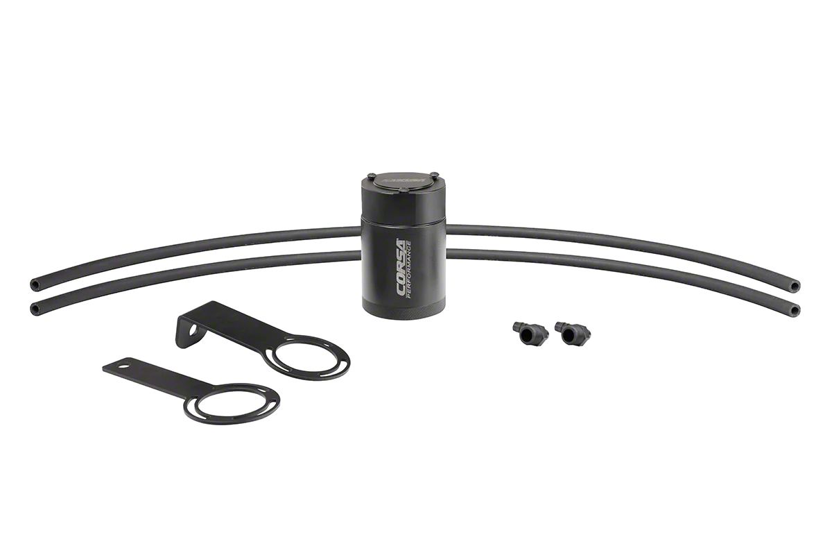 CORSA Aluminum Oil Catch Can w/ Bracket | Challenger/Charger/Durango 15-24 6.2L (CC0006) main image 0