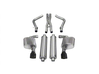 Corsa Performance Sport Cat-Back Exhaust with Black Tips (12-14 6.4L HEMI Charger)