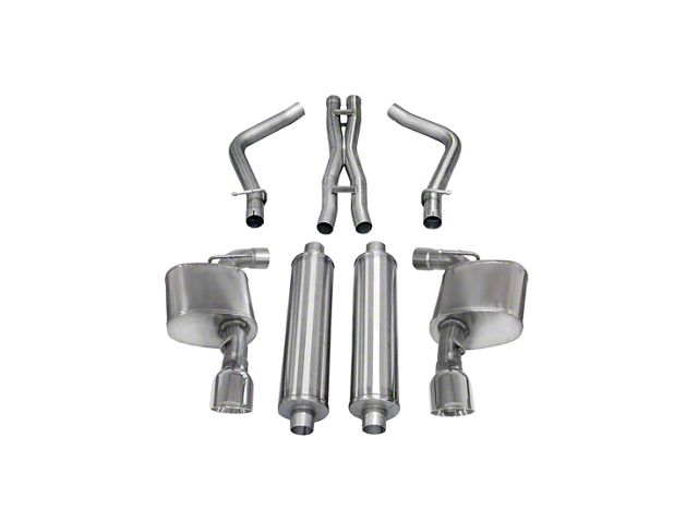 Corsa Performance Sport Cat-Back Exhaust with Polished Tips (12-14 6.4L HEMI Charger)