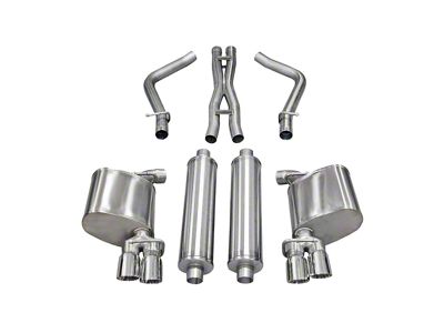 Corsa Performance Sport Cat-Back Exhaust with Polished Tips (11-14 5.7L HEMI Charger)