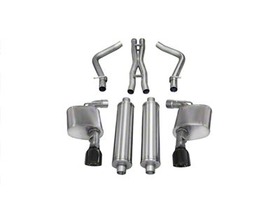 Corsa Performance Xtreme Cat-Back Exhaust with Black Tips (12-14 6.4L HEMI Charger)