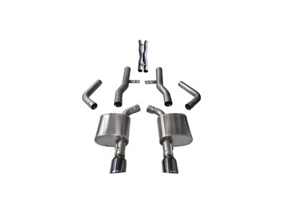 Corsa Performance Xtreme Cat-Back Exhaust with Black Tips (17-23 5.7L HEMI Charger w/ MDS Valves)