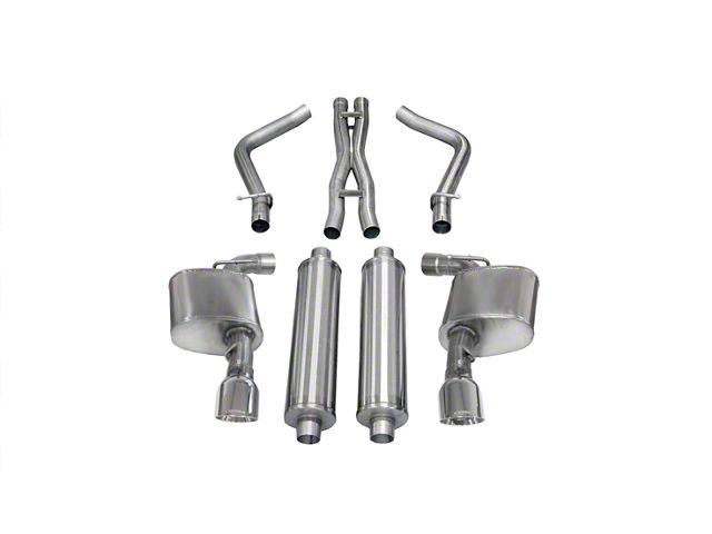 Corsa Performance Xtreme Cat-Back Exhaust with Polished Tips (12-14 6.4L HEMI Charger)