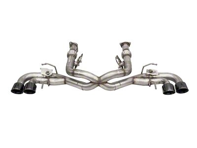 Corsa Performance Xtreme Cat-Back Exhaust with Black Tips (20-25 6.2L Corvette C8 w/o NPP Dual Mode Exhaust)