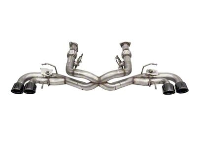 Corsa Performance Xtreme Cat-Back Exhaust with Black Tips (20-24 6.2L Corvette C8 w/o NPP Dual Mode Exhaust)