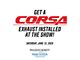 Participate in Corsa Exhaust Installation at AM2020 (Make-A-Wish Donation)