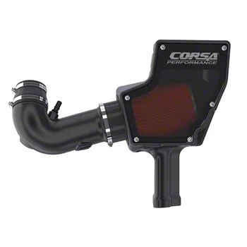 Corsa Performance Closed Box Cold Air Intake with DryTech 3D Dry Filter (18-23 Mustang GT)