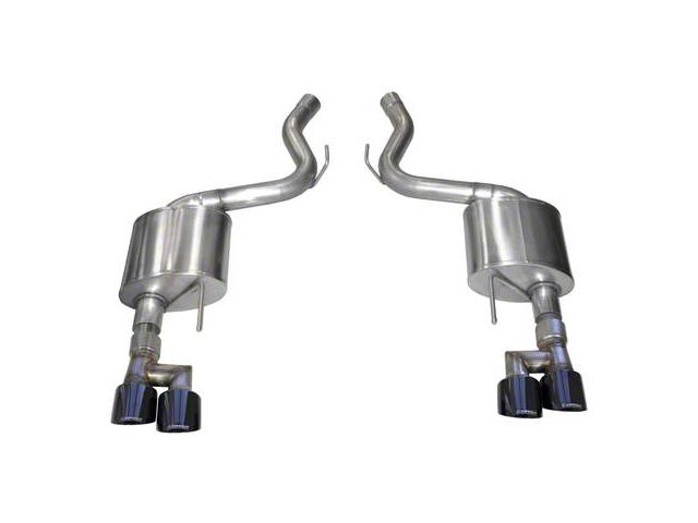 Corsa Performance Sport Axle-Back Exhaust with Black Tips (18-23 Mustang GT Fastback w/o Active Exhaust)