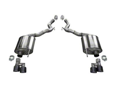 Corsa Performance Sport Axle-Back Exhaust with Black Tips (18-23 Mustang GT Convertible w/o Active Exhaust)