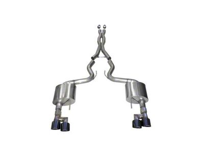 Corsa Performance Sport Cat-Back Exhaust with Black Tips (18-23 Mustang GT Fastback w/o Active Exhaust)