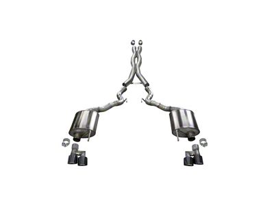Corsa Performance Sport Cat-Back Exhaust with Black Tips (18-23 Mustang GT Convertible w/o Active Exhaust)