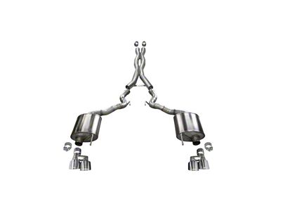 Corsa Performance Sport Cat-Back Exhaust with Polished Tips (18-23 Mustang GT Convertible w/o Active Exhaust)