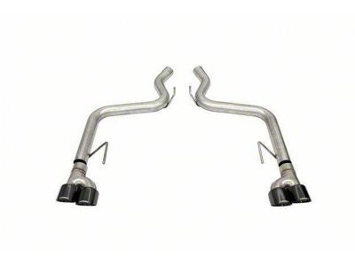 Corsa Performance Track Series Axle-Back Exhaust with Black Tips (18-23 Mustang GT Fastback w/o Active Exhaust)