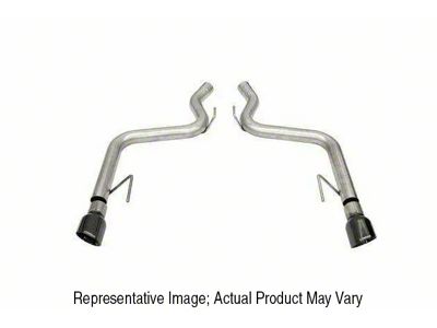 Corsa Performance Track Series Axle-Back Exhaust with Satin Gunmetal Tips (15-17 GT Fastback)