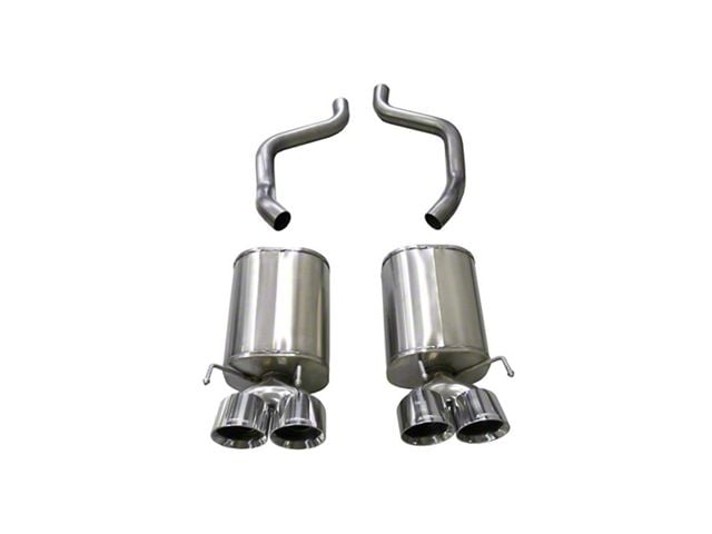 Corsa Performance Sport Axle-Back Exhaust with Polished Tips (05-07 6.0L Corvette C6)