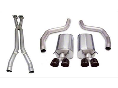 Corsa Performance Sport Cat-Back Exhaust with Black Tips (09-11 Corvette C6 ZR1)