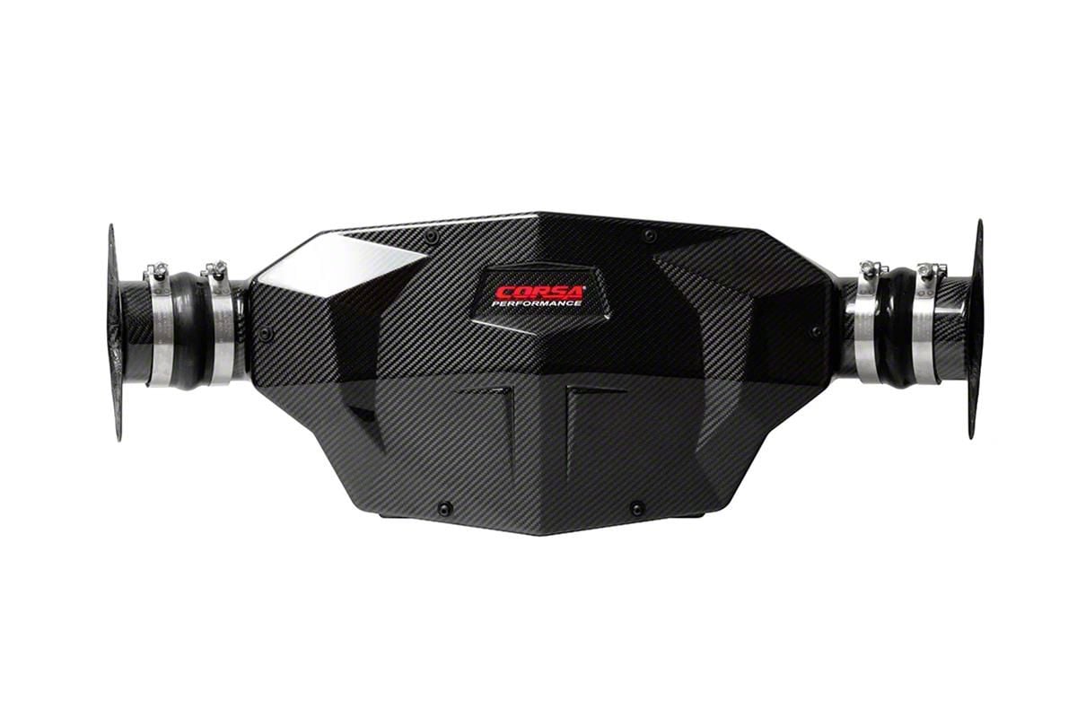 Corsa Performance Corvette Closed Box Cold Air Intake with Black
