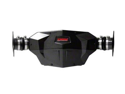 Corsa Performance Closed Box Cold Air Intake with Black DryTech 3D Dry Filter; Carbon Fiber (20-24 6.2L Corvette C8)