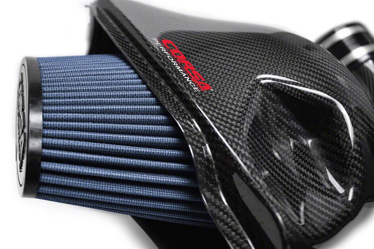 Corsa Performance Corvette Closed Box Cold Air Intake with Black ...