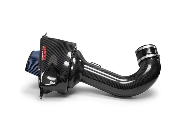 Corsa Performance Closed Box Cold Air Intake with Black MaxFlow 5 Oiled Filter; Carbon Fiber (15-19 Corvette C7 Z06)