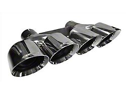 Corsa Performance Quad Twin Pro Series Exhaust Tips; 4.50-Inch; Polished (14-19 Corvette C7 w/ NPP Dual Exhaust Mode & Corsa Exhaust System)