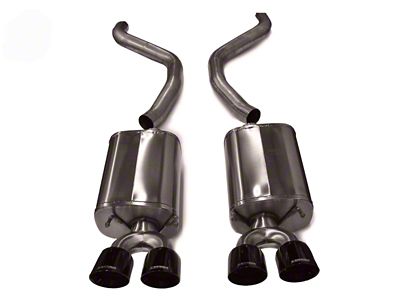 Corsa Performance Sport Axle-Back Exhaust with Black Tips (09-13 Corvette C6 ZR1)