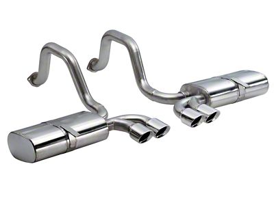 Corsa Performance Sport Axle-Back Exhaust with Polished Tips (97-04 Corvette C5)