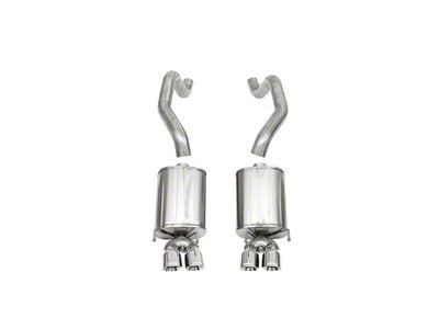 Corsa Performance Sport Axle-Back Exhaust with Polished Tips (05-08 Corvette C6, Excluding Z06)