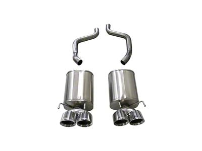 Corsa Performance Sport Axle-Back Exhaust with Polished Tips (09-13 6.2L Corvette C6, Excluding ZR1)