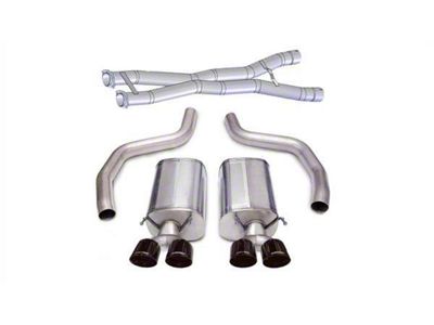 Corsa Performance Sport Cat-Back Exhaust with Black Tips (12-13 Corvette C6 ZR1)