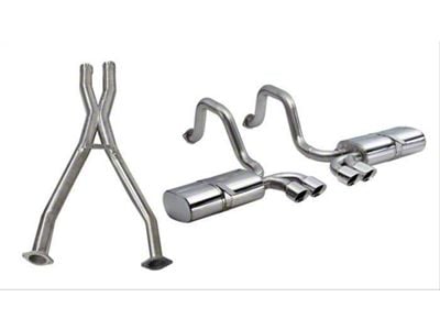 Corsa Performance Sport Cat-Back Exhaust with Polished Quad Tips (97-04 Corvette C5)