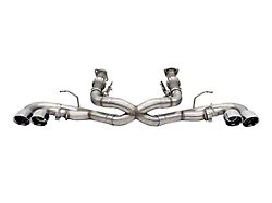 Corsa Performance Track Series Cat-Back Exhaust with Polished Tips (20-25 6.2L Corvette C8 w/ AFM Valves & w/o NPP Dual Mode Exhaust