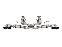 Corsa Performance Track Series Cat-Back Exhaust with Polished Tips (20-24 6.2L Corvette C8 w/ AFM Valves & w/o NPP Dual Mode Exhaust