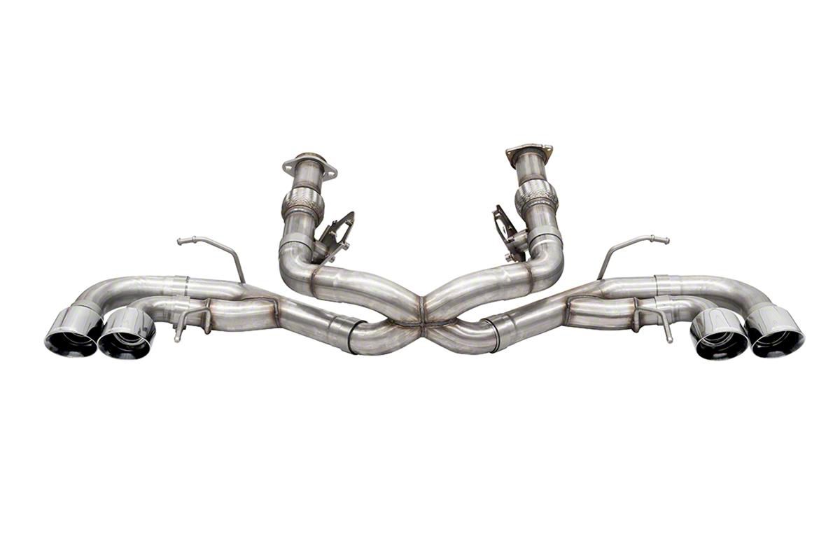 Corsa Performance Corvette Track Series CatBack Exhaust with Polished