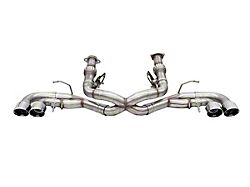 Corsa Performance Track Series Cat-Back Exhaust with Polished Tips (20-24 6.2L Corvette C8 w/o NPP Dual Mode Exhaust)
